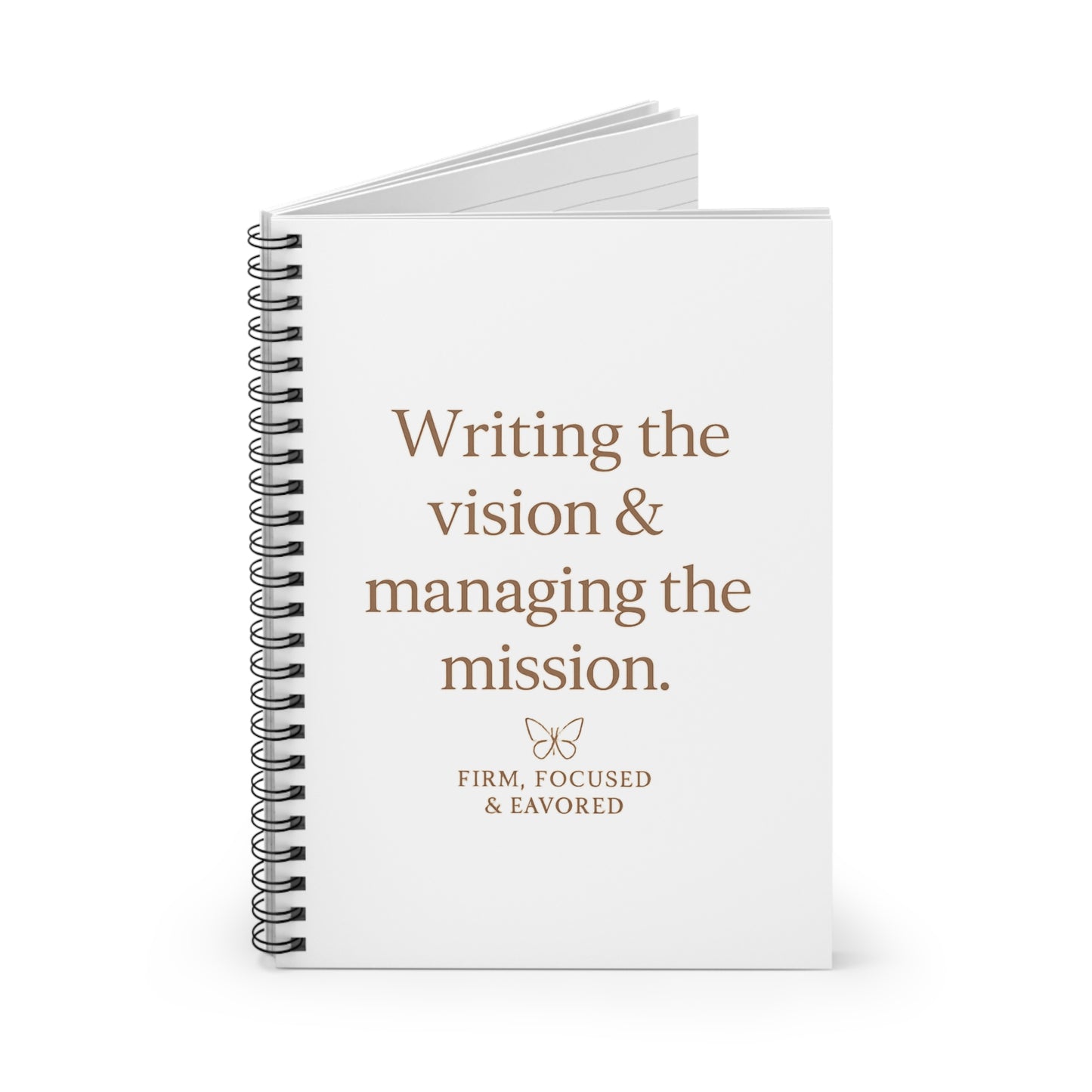 Writing the Vision Journal – Firm, Focused & Favored